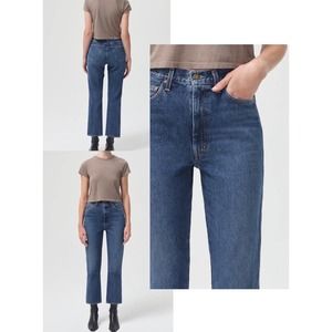 AGOLDE Pinch Waist High Rise Kick in Placebo. Size 29